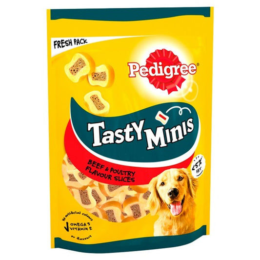 Pedigree Tasty Minis Beef & Poultry 155g