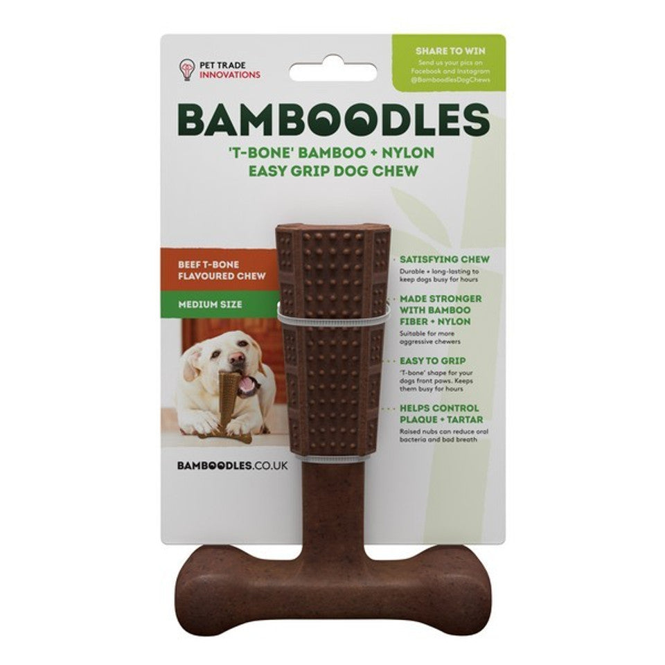 Bamboodles T Bone Chew Beef Medium