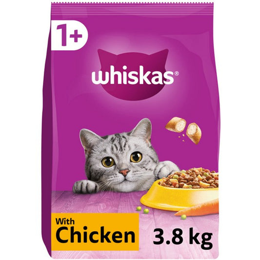 Whiskas 1+ Cat Complete Dry with Chicken 3.8kg