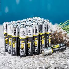 Lighthouse AAA Alkaline Batteries pk24