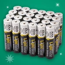 Lighthouse AA Alkaline Batteries pk24