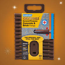 Plasplugs Originals General-Purpose Fixings (Pack 50)