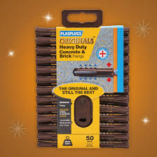 Plasplugs Originals Heavy-Duty Fixings (Pack 50)