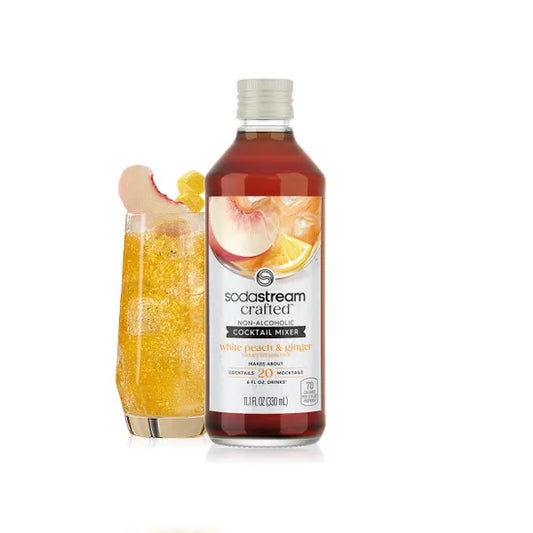 Sodastream Crafted Mixers  White Peach & Ginger 330ml